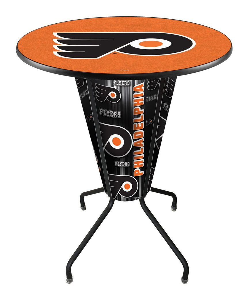 Lighted Philadelphia Flyers Pub Table