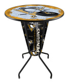 Lighted Pittsburgh Penguins Pub Table