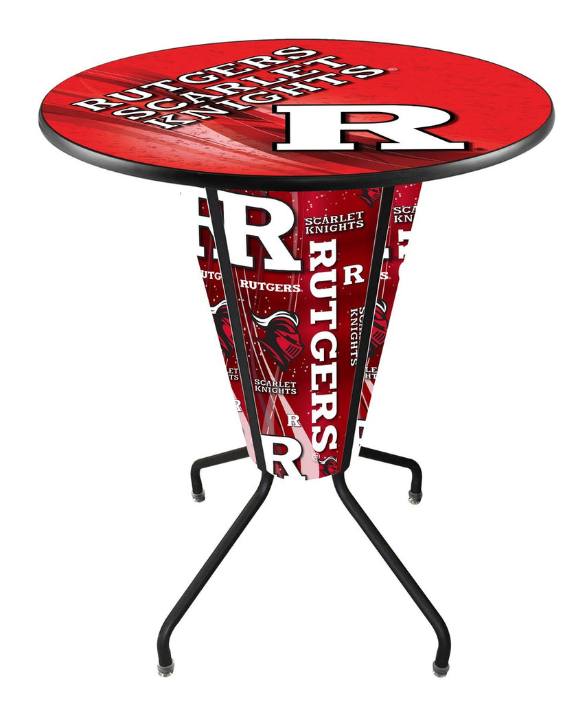 Lighted Rutgers Pub Table