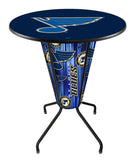 Lighted St Louis Blues Pub Table