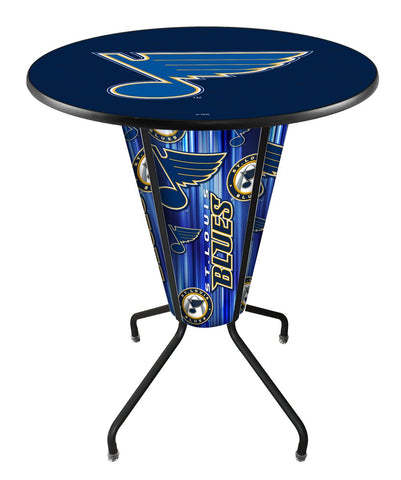 Lighted St Louis Blues Pub Table