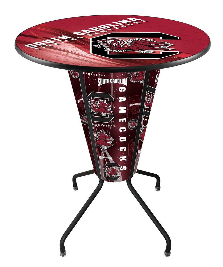 Lighted South Carolina Pub Table