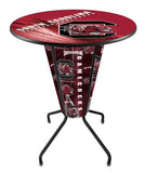 Lighted South Carolina Pub Table