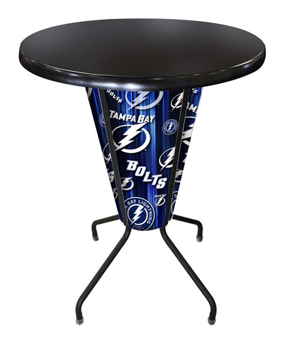 Lighted Tampa Bay Lightning Pub Table