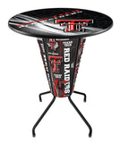 Lighted Texas Tech Pub Table