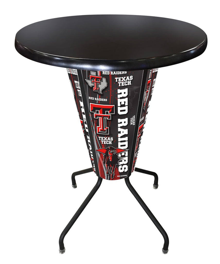 Lighted Texas Tech Pub Table