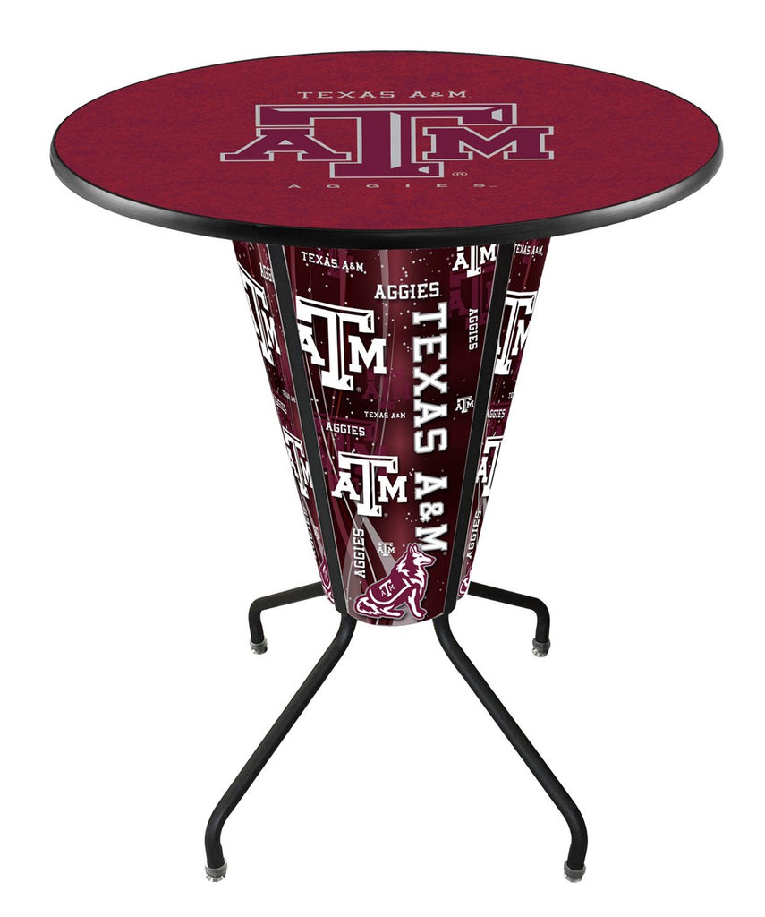 Lighted Texas A&m Pub Table