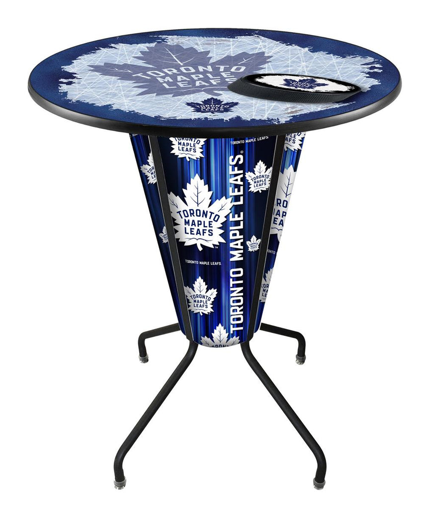 Lighted Toronto Maple Leafs Pub Table