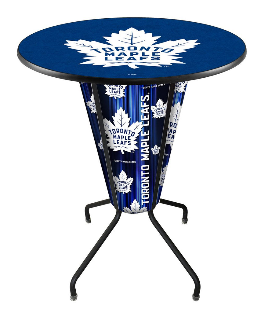 Lighted Toronto Maple Leafs Pub Table