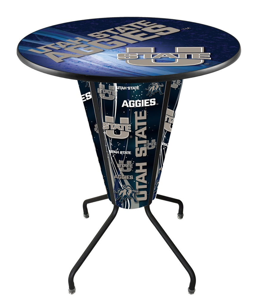 Lighted Us Naval Academy (navy) Pub Table