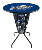 Lighted Us Naval Academy (navy) Pub Table