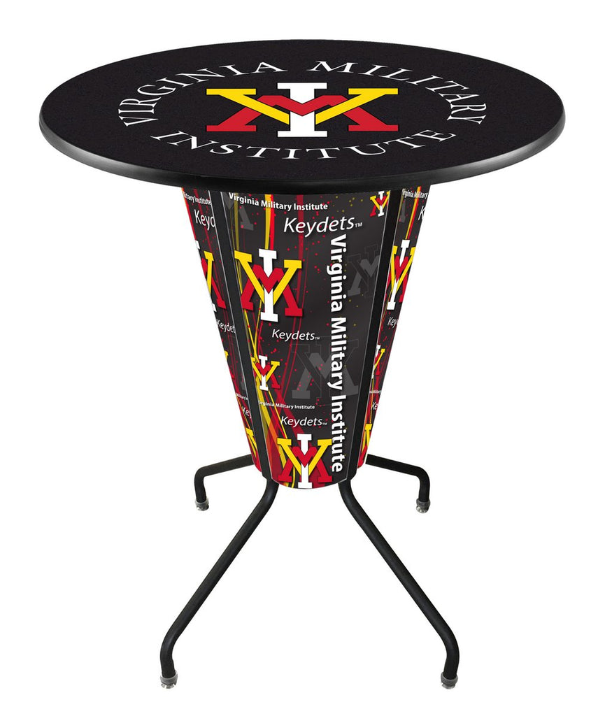 Lighted Virginia Military Institute Pub Table