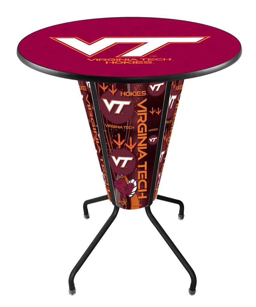 Lighted Virginia Tech Pub Table