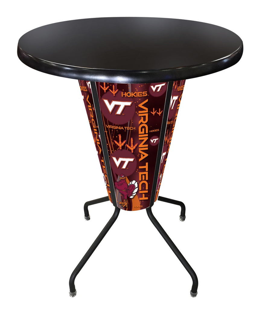 Lighted Virginia Tech Pub Table