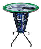 Lighted Vancouver Canucks Pub Table