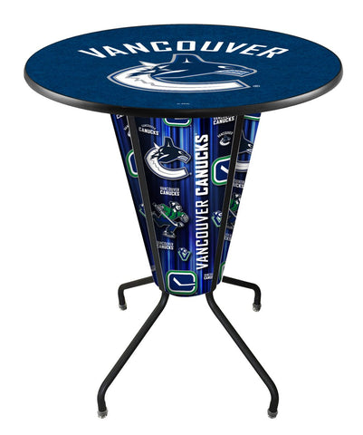 Lighted Vancouver Canucks Pub Table