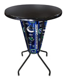 Lighted Vancouver Canucks Pub Table