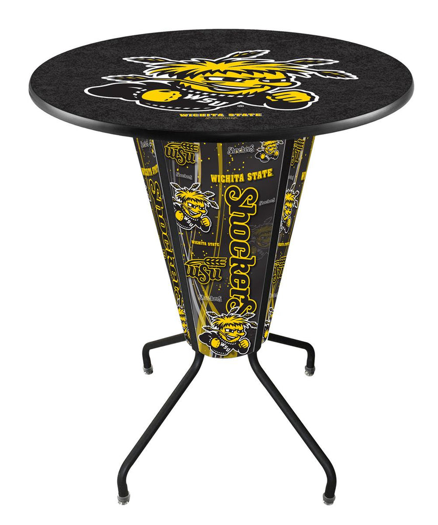 Lighted Wichita State Pub Table