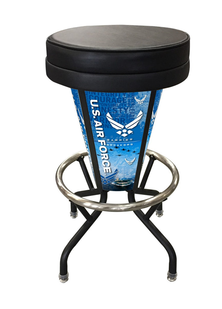 U.s. Air Force Lighted Bar Stool