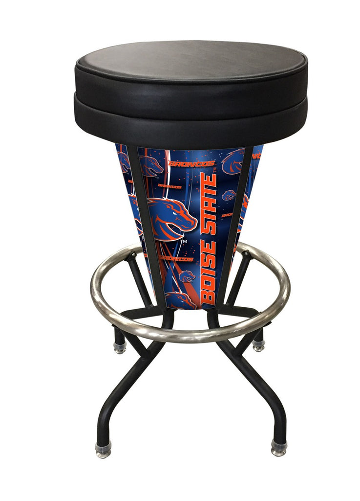 Boise State Lighted Bar Stool