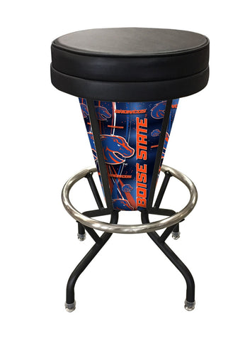 Boise State Lighted Bar Stool