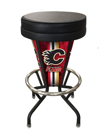 Calgary Flames Lighted Bar Stool