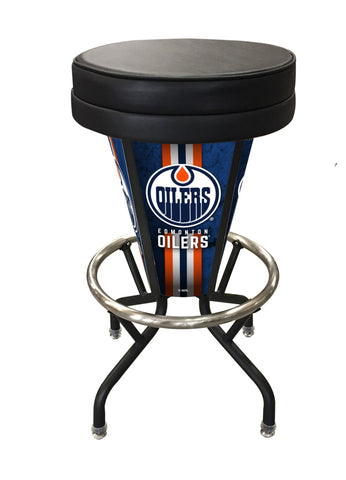 Edmonton Oilers Lighted Bar Stool