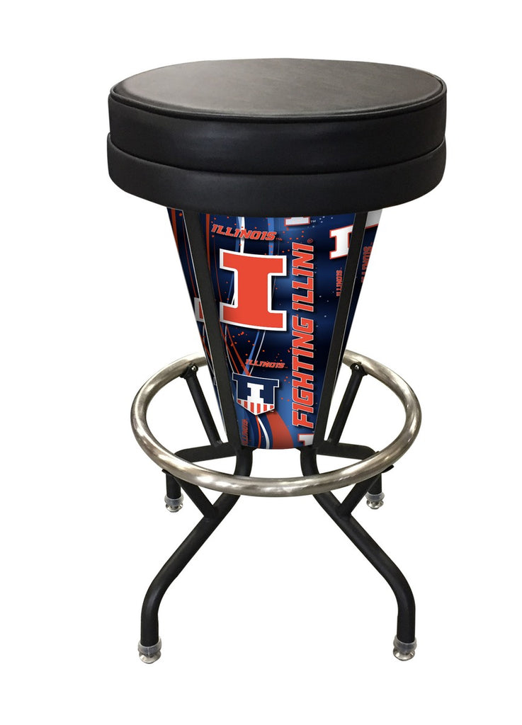 Illinois Lighted Bar Stool