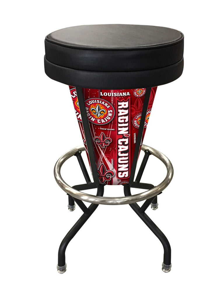 Louisiana-lafayette Lighted Bar Stool