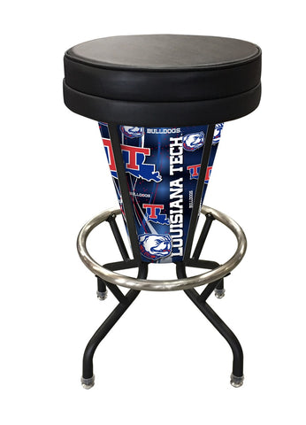 Louisiana Tech Lighted Bar Stool
