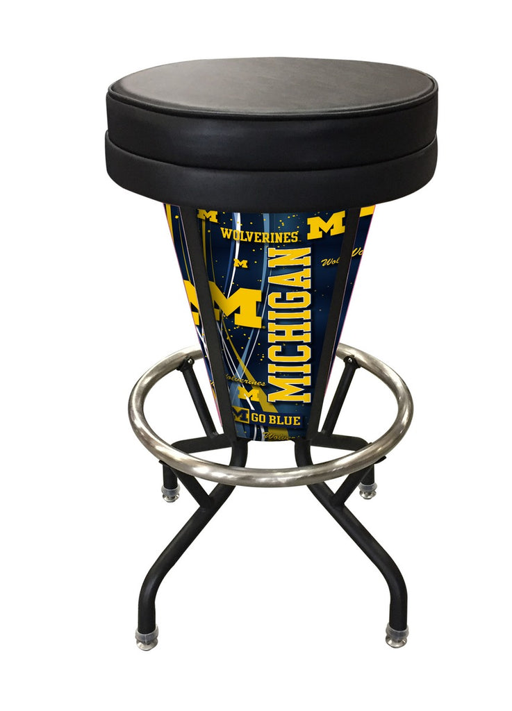 Michigan Lighted Bar Stool