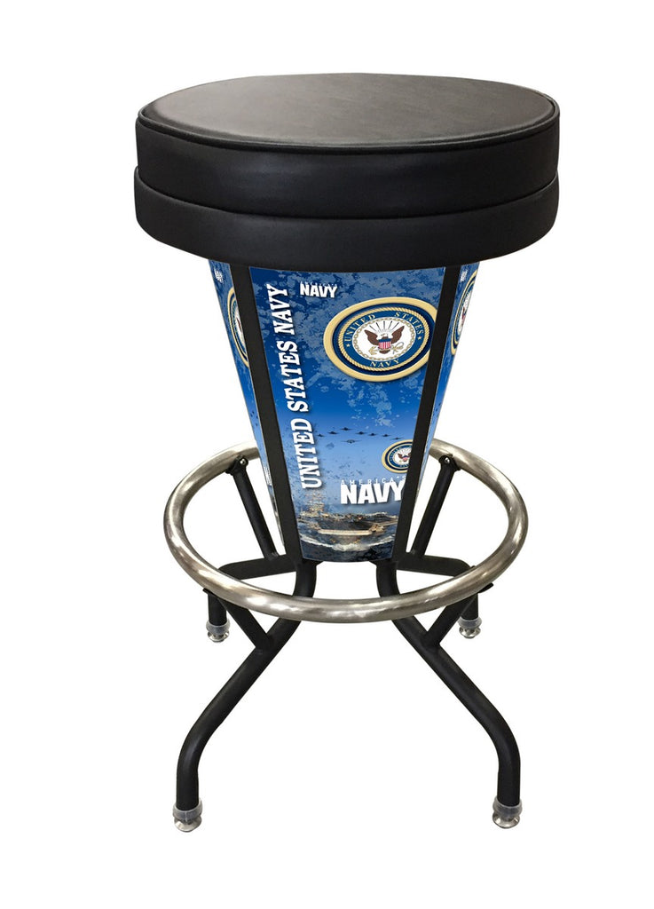 U.s. Navy Lighted Bar Stool