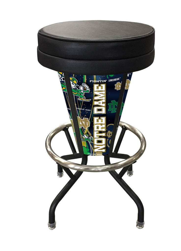 Notre Dame Lighted Bar Stool
