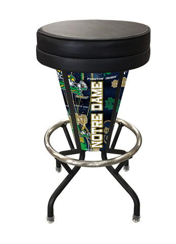 Notre Dame Lighted Bar Stool