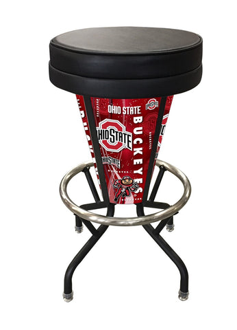 Ohio State Lighted Bar Stool