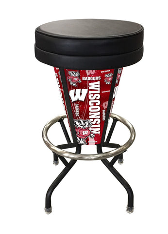 Wisconsin Lighted Bar Stool