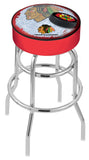 Chicago Blackhawks Bar Stool W-red Background
