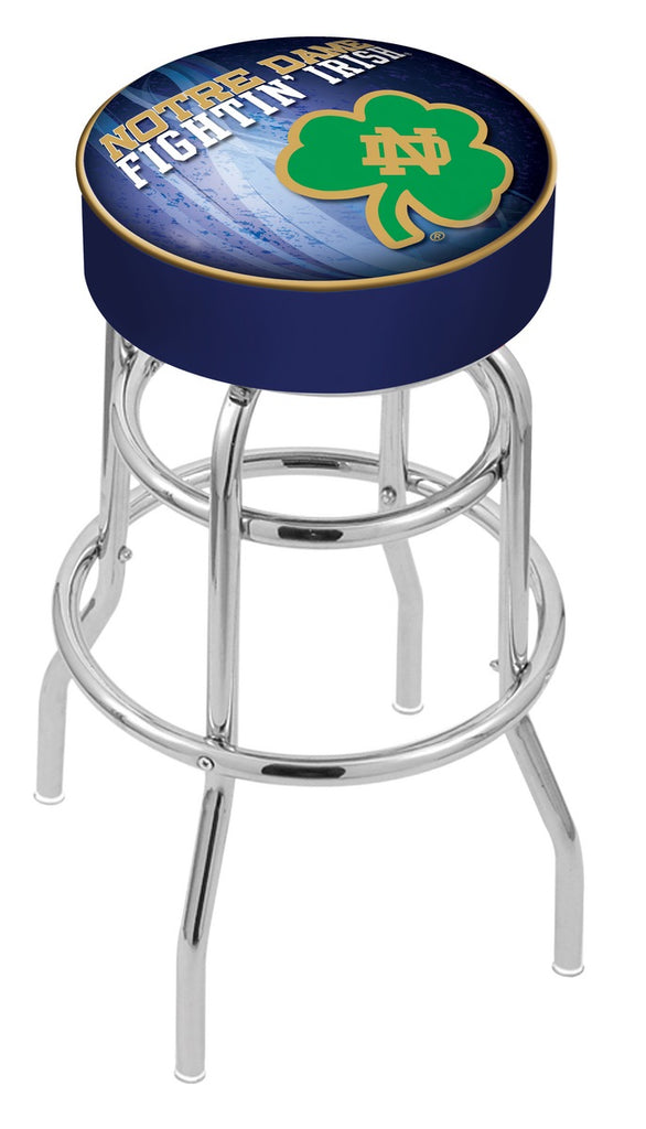 Notre Dame (shamrock) Bar Stool