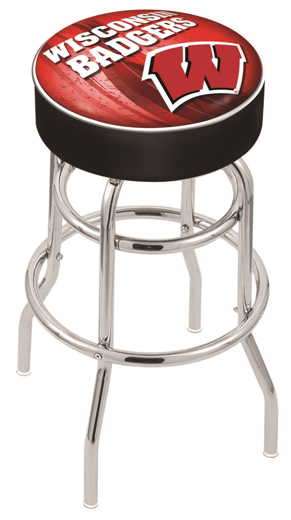 Wisconsin "w" Bar Stool