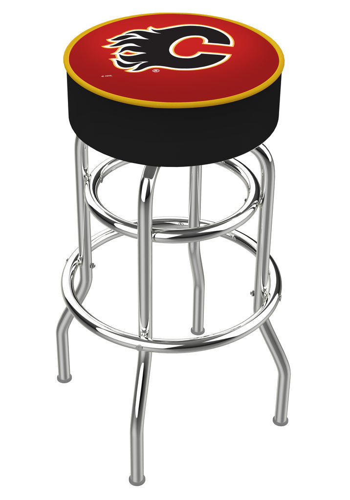 Calgary Flames Bar Stool