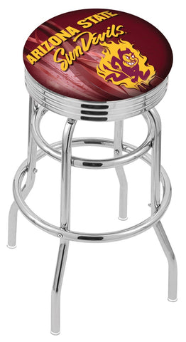 Arizona State Bar Stool With Sparky Logo