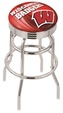Wisconsin "w" Bar Stool