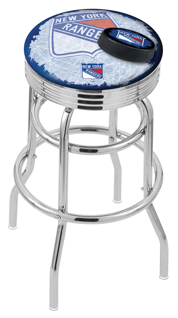 New York Rangers Bar Stool