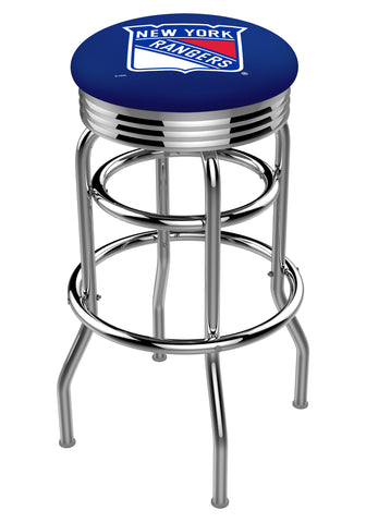 New York Rangers Bar Stool