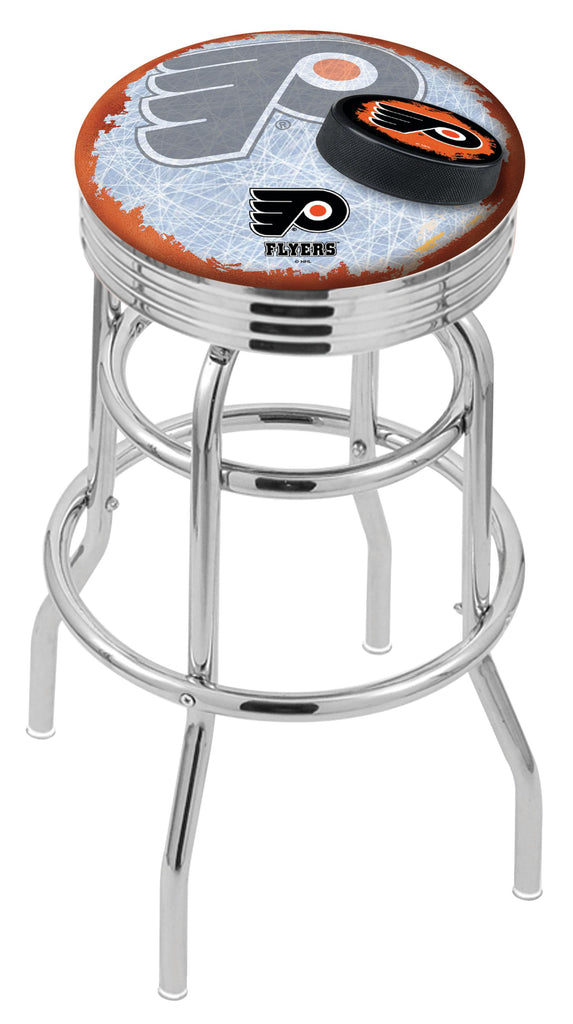 Philadelphia Flyers Bar Stool W-orange Background