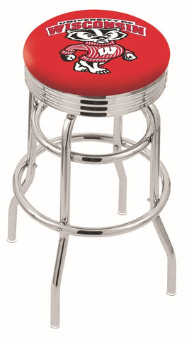 Wisconsin "badger" Bar Stool