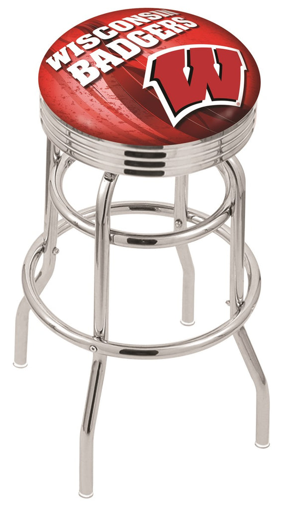 Wisconsin "w" Bar Stool