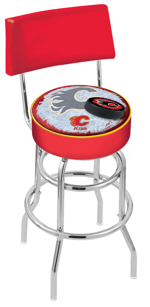 Calgary Flames Bar Stool