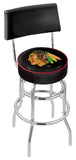 Chicago Blackhawks Bar Stool W-black Background