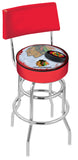 Chicago Blackhawks Bar Stool W-red Background